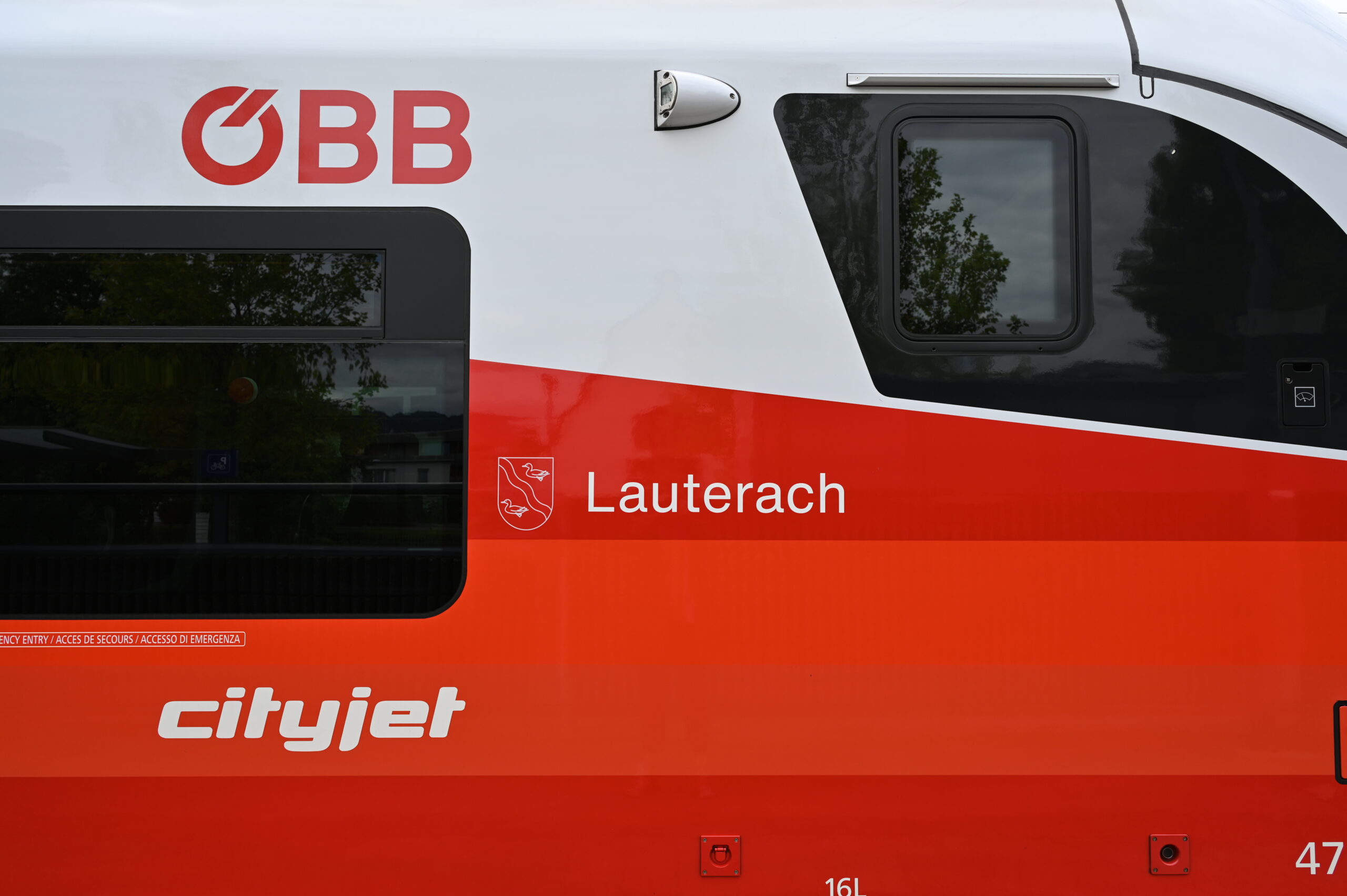 Zug in Lauterach