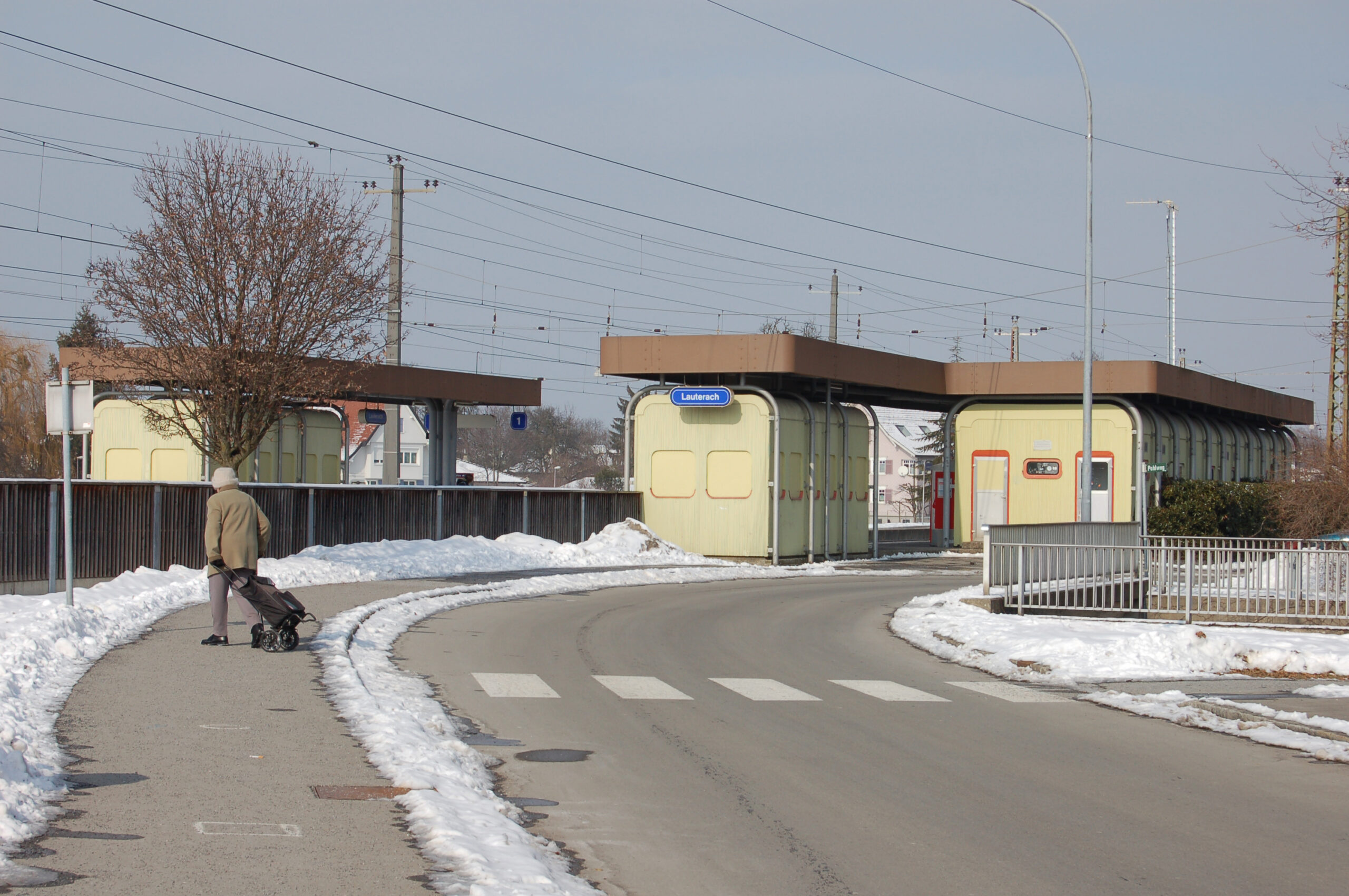 Der Bahnhof Lauterach vor dem Umbau.