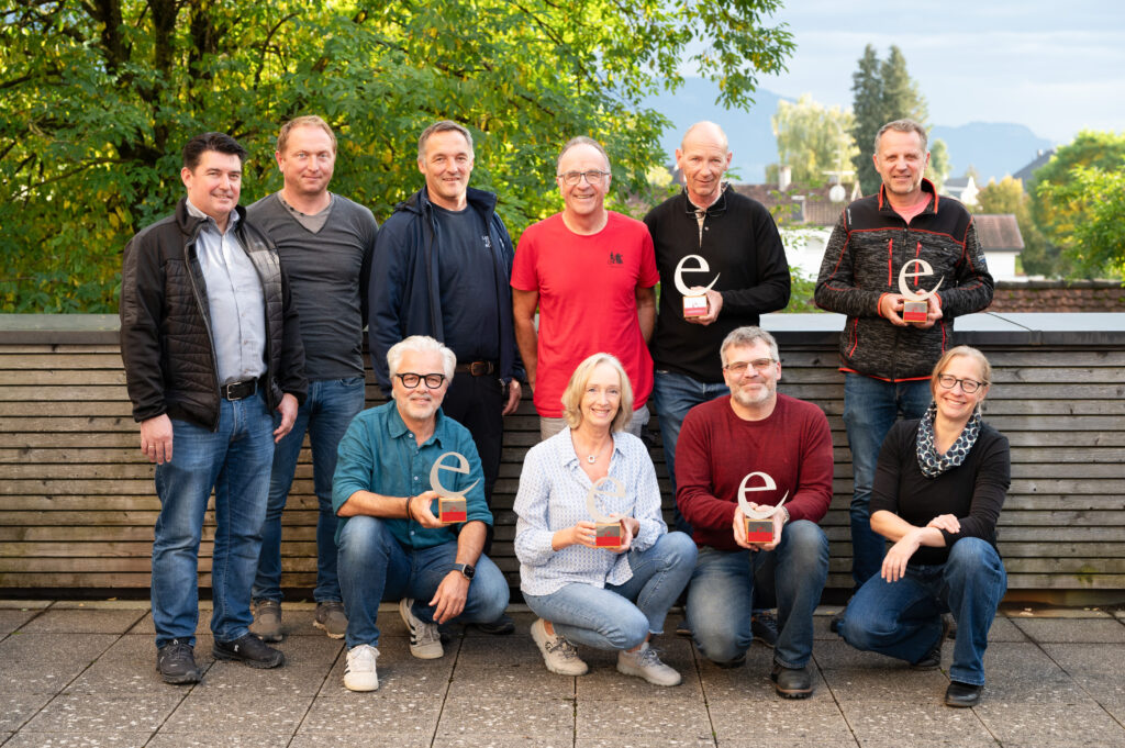 Das e5-Team in Lauterach.