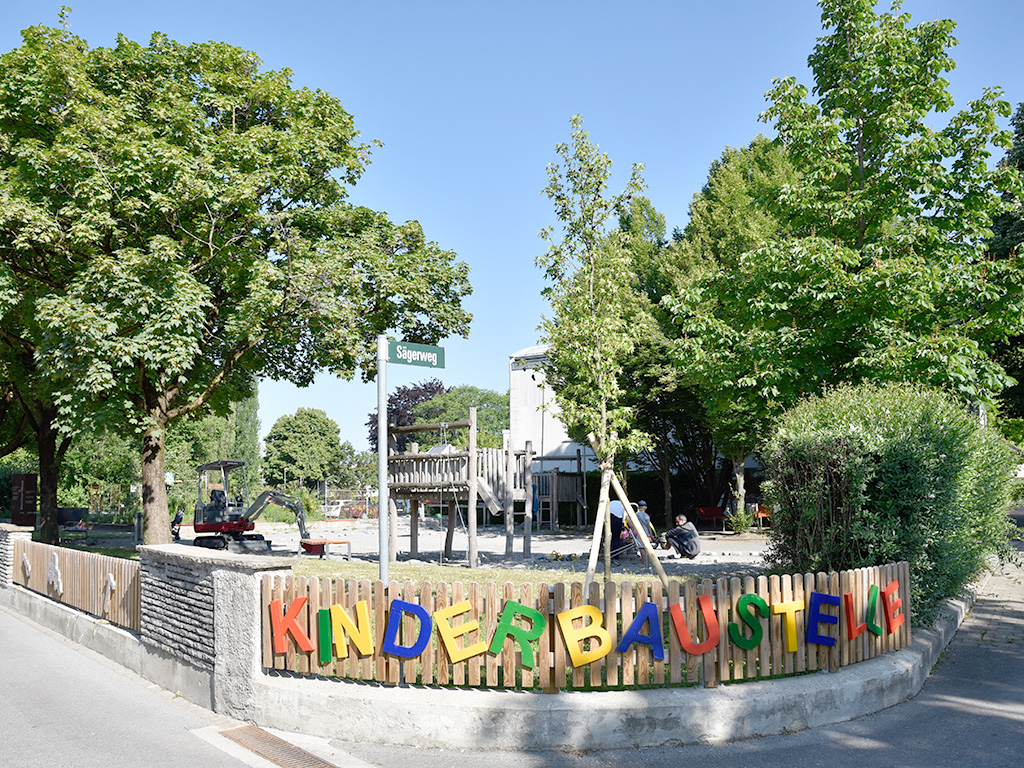 Kinderbaustelle in der Hofsteigstraßer Mäderstraße